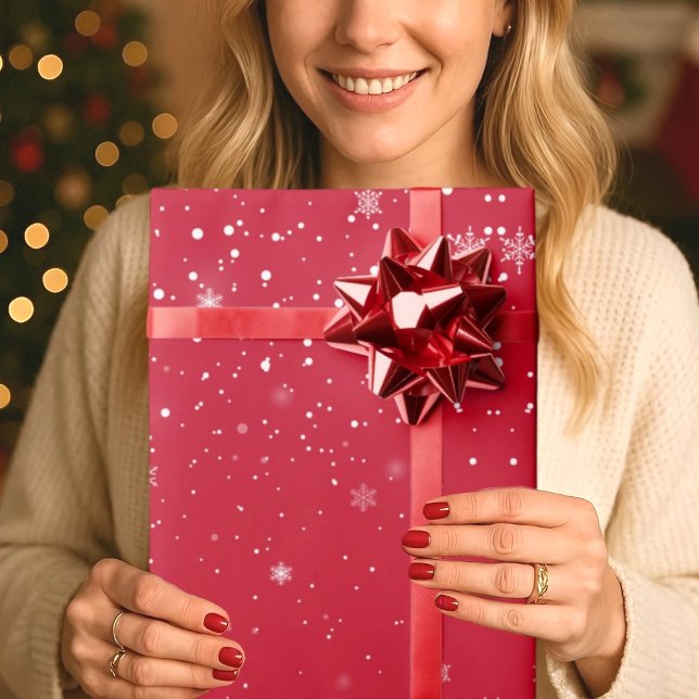 Cadeau Flammes de neige de Noël PAPIER EN ÉPAISSAGE (Créateur téléchargé)