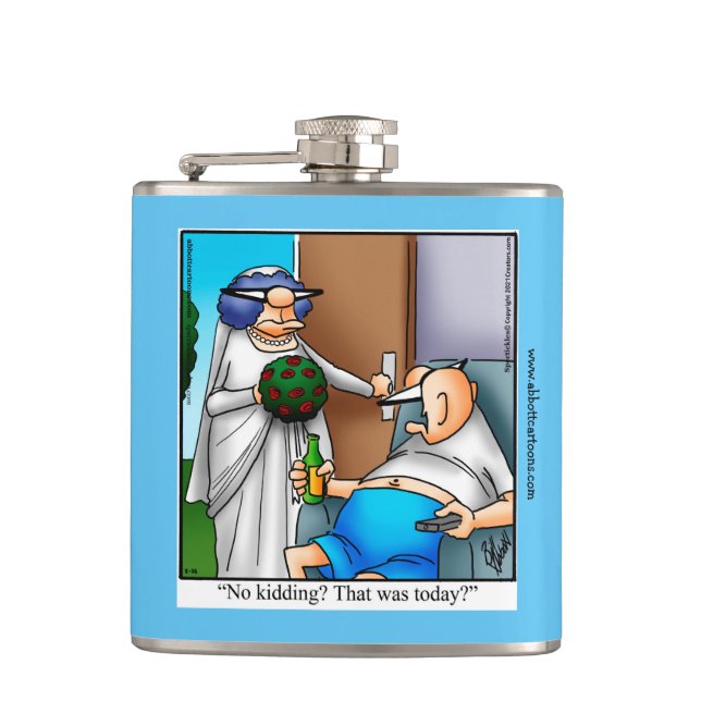 Cadeau Flasque Humour Marié (Devant)