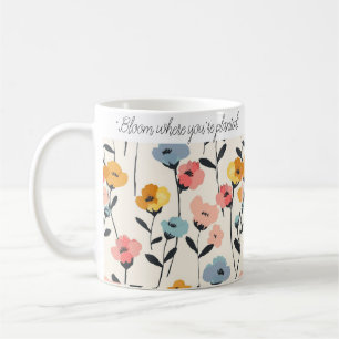 Cadeau fleur sauvage Floral Coffee Mug