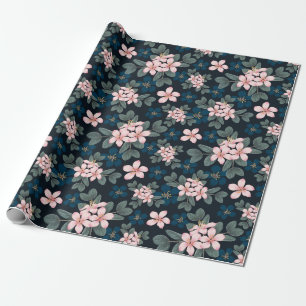 Cadeau Fleurs roses Dainty #3 Papier à envelopper