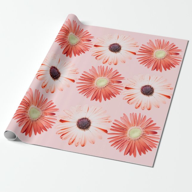 Cadeau Fleurs sauvages Montana En Papier À Enveloppement  (Déroulé)