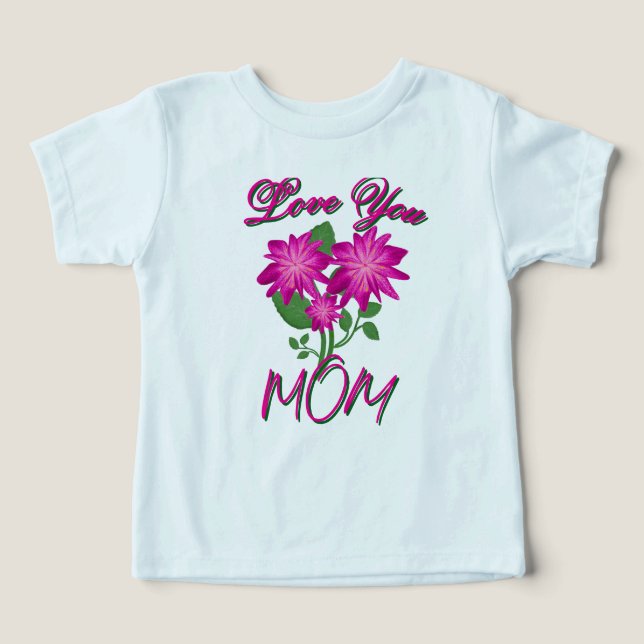 Cadeau floral personnalisé et sur mesure pour la f (Design Recto)