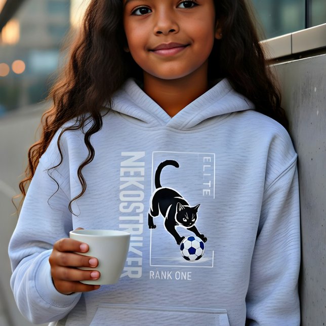 Cadeau Foot Chat Noir – Logo d'un Joueur Élite (Créateur téléchargé)