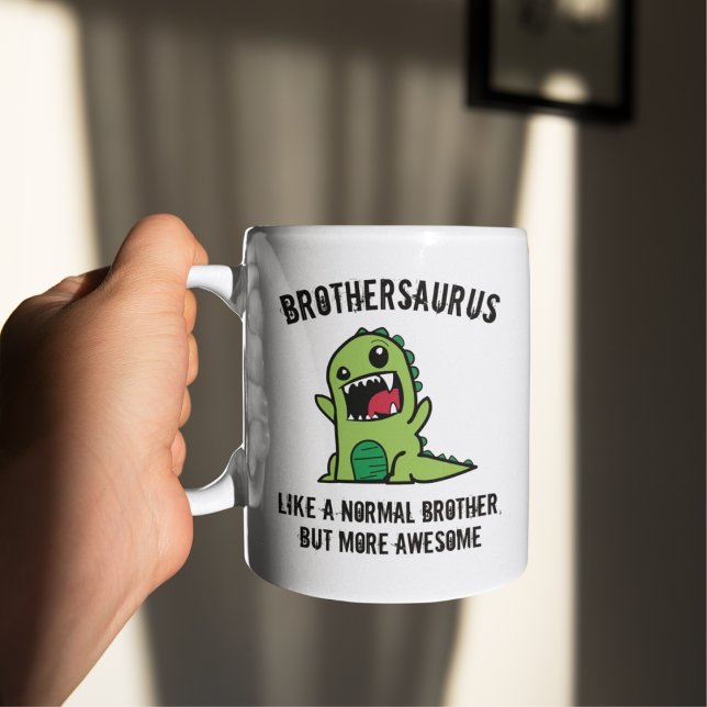 Cadeau Frère, Mug Frère, Frèresaurus Dinosaure  (Créateur téléchargé)