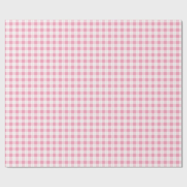 Cadeau Fun Rose Stripe Anniversaire Papier d'enveloppemen (Plat)