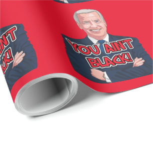 Cadeau FUNNY JOE BIDEN Papier d'emballage de Noël