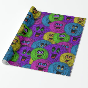 Cadeau Fuzzles conviviaux Créatures mignonnes Papier d'en