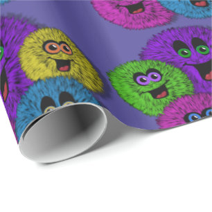 Cadeau Fuzzles conviviaux Créatures mignonnes Papier d'en