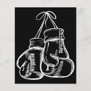 Cadeau Gants de Boxe Blanc Amour Rétro Boxeur