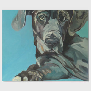 Cadeau George le papier d'emballage de great dane