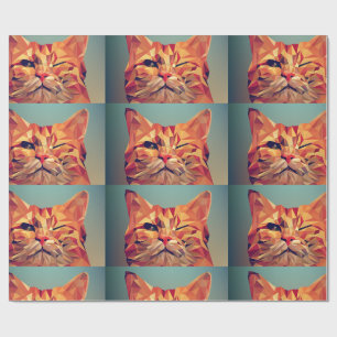 CADEAU GINGER CAT PAPIER À REPASSER D'ART