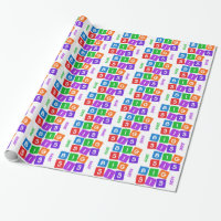 Grand papier d'emballage fait sur commande de SIS
