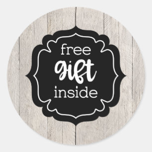 Cadeau gratuit à l'intérieur des autocollants rust