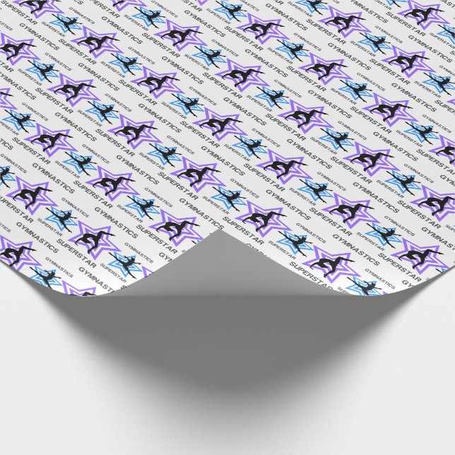 Cadeau Gymnastique Superstar Wrapper Papier (Coin)