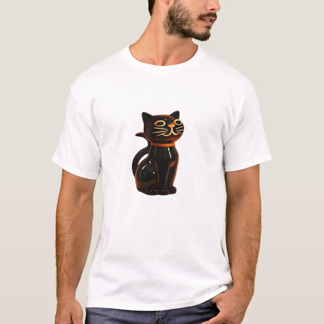 Cadeau Halloween Chat Épouvantable T-Shirt Classiq (Devant)