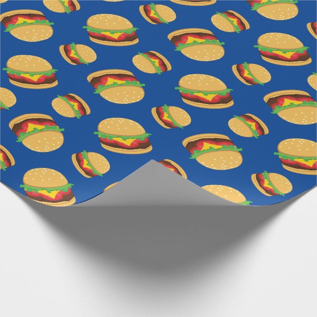 Cadeau Hamburger Anniversaire Burger Papier d'enveloppeme (Coin)