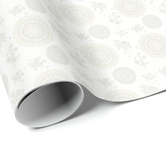 Cadeau HAMbyWhiteGlove Papier à envelopper - Crème blanch (Coin rond)