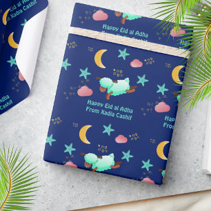 Cadeau Happy Eid al adha Papier d'enveloppement des mouto