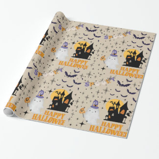 Cadeau Happy Halloween Ghost Wrapper Papier