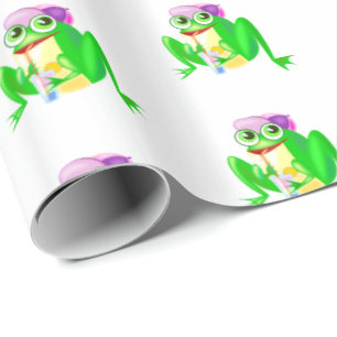 Cadeau Happy Party Frog Wrapper Papier