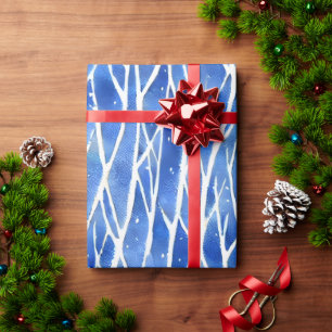 Cadeau Harmonie dans la neige : Papier à écorce minimalis