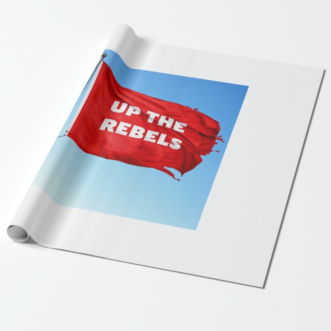 Cadeau Haut Rebels thème papier d'enveloppement (Déroulé)
