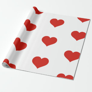 Cadeau HEART Valentine's Day Wrapping Papier
