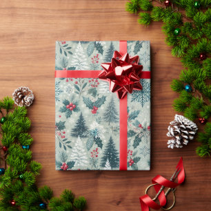 Cadeau Hiver Wonderland Wrapper Papier