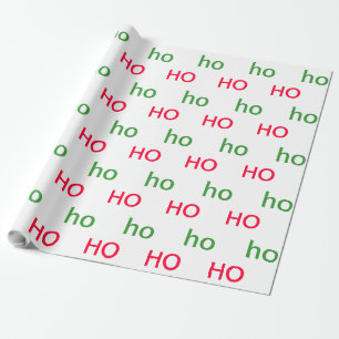 Cadeau HO HO HO Papier d'emballage