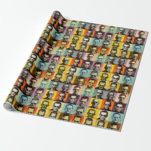 Cadeau Horreur Kaleidoscope Portraits enveloppant papier