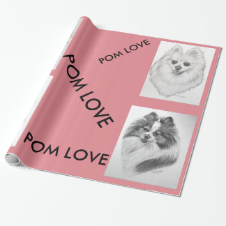 Cadeau Illustrations originales de papier d'emballage
