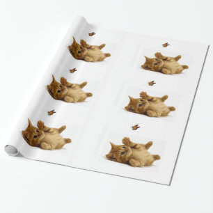 Cadeau Image de chat pour papier d'emballage