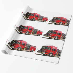 Cadeau Image du moteur d'incendie pour papier brillant
