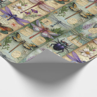 Cadeau Imaginaire Bugs Enveloppement Papier Dons d'Insect