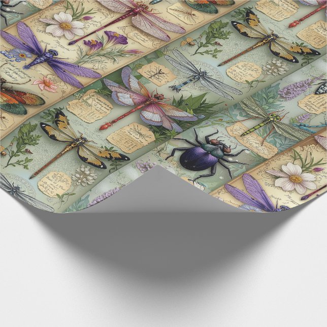 Cadeau Imaginaire Bugs Enveloppement Papier Dons d'Insect (Coin)