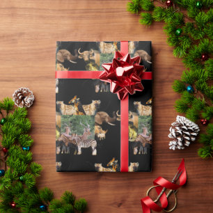 Cadeau Impala Miroir cadre faunique Papier d'enveloppemen