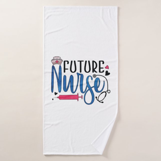 Cadeau infirmière | future infirmière (Serviette de bain)