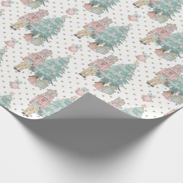 Cadeau Inspiré Du Papier D'Enveloppement De Noël De Casse (Coin)