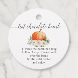 Cadeau Instructions relatives aux étiquettes de la bombe 