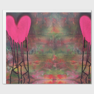 Cadeau Jagged Love Wrapping Papier par HAS Bijoux