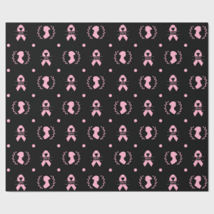 Cadeau Jane Austen Pink Ribbon Wrapper Papier