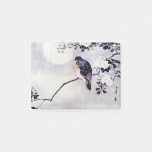 Cadeau japonais de note de post-it d'oiseau