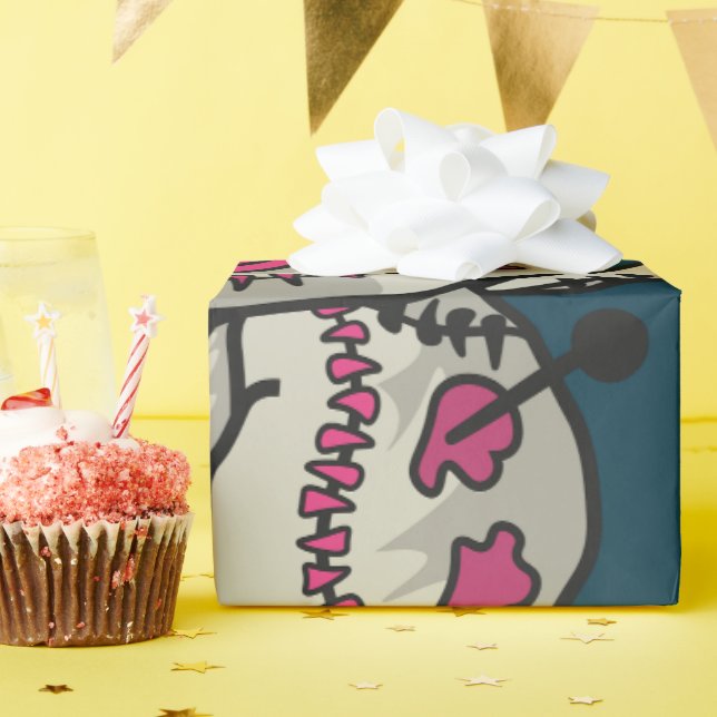 Cadeau Jeton Voodoo 30 pouces x 6 pieds Papier d'envelopp (Fête d'anniversaire)