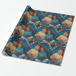 Cadeau Jeu de Noël - Papier d'enveloppement de Noël