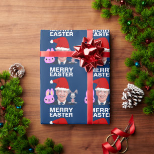 CADEAU JOE BIDEN CONFUSED CHRISTMAS WRAPPER PAPIER