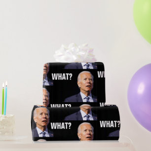 CADEAU JOE BIDEN FUNNY WRAPPER PAPIER