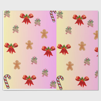 Cadeau Joli papier d'emballage de Noël