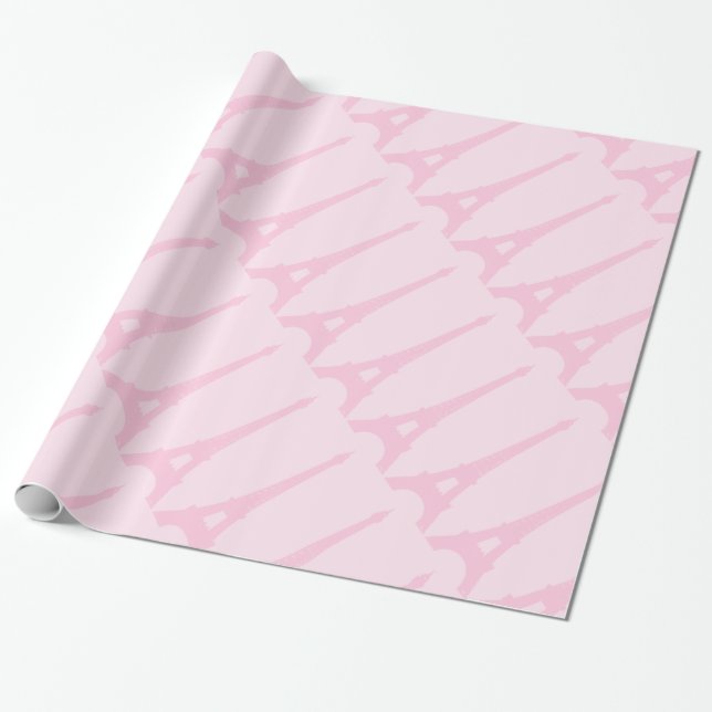 Cadeau Joli papier d'emballage de Paris (Déroulé)