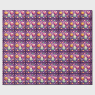 Cadeau Joli papier d'emballage Halloween Kawaii