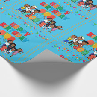 Cadeau JOOLS TV ®️ papier d'enveloppement bleu
